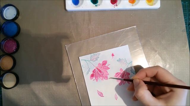 Как я разрисовываю штампы Altenew. Скрапбукинг. Scrapbooking. Handmade. смотреть онлайн