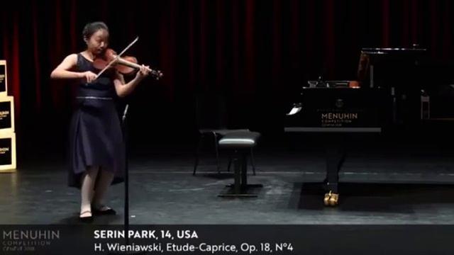 Serin Park performs Wieniawski’s Etude Caprice No. 4, Op. 18 | Menuhin Competition Geneva 2018 смотреть онлайн
