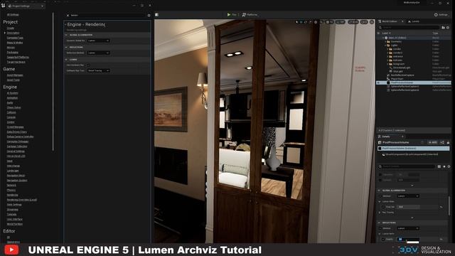 Unreal Engine 5, Lumen ArchViz Tutorial