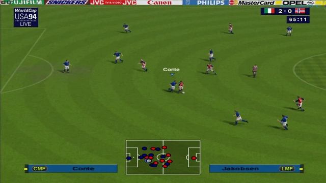PES 6 Retrogaming - World Cup USA 94 - Italia #1 смотреть онлайн