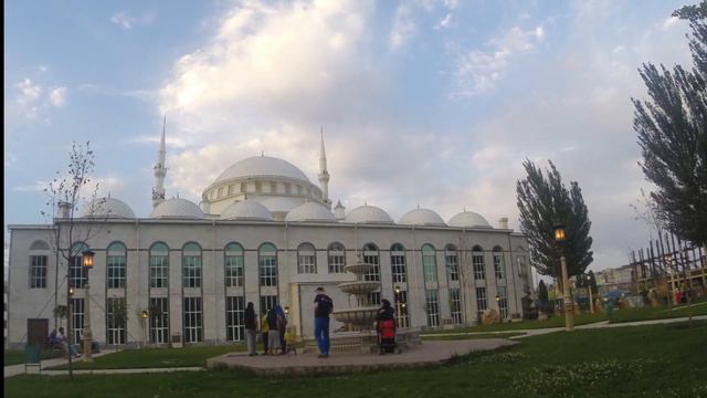 ЦЕНТРАЛЬНАЯ МЕЧЕТЬ г. МАХАЧКАЛА. GoPro 3+,Timelapse, Makhaxhkala, круговой таймлапс смотреть онлайн