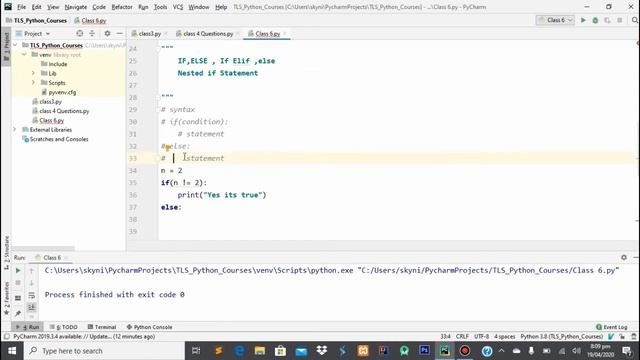 Python Control Flow with TLS in URDU HINDI ENG Class 6 смотреть онлайн