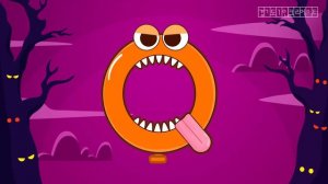 Halloween ABC song with cute ghosts ! alphabet forwards and backwards ! Nursery Rhymes for kids