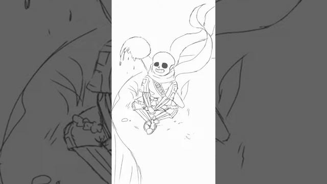 Нарисовала ink sans из андертейл 💖ставьте 👍 смотреть онлайн