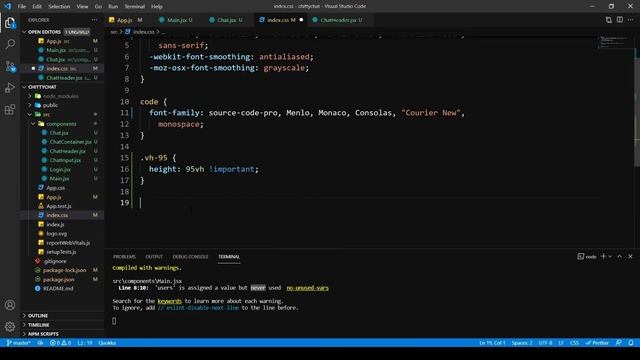 Displaying Joined Users | Basic Chat Application Using ReactJS & Socket.io | Part 12 смотреть онлайн