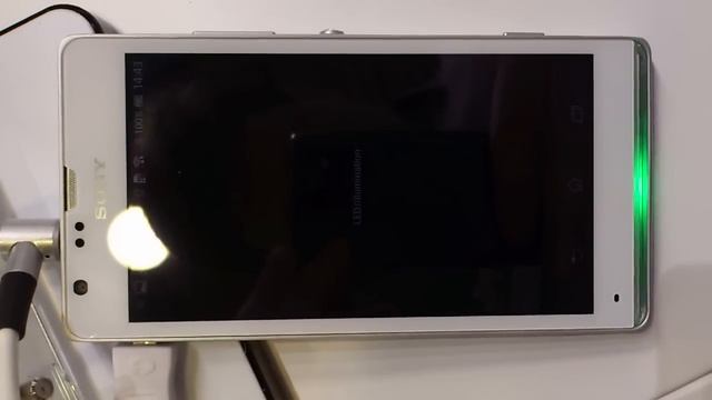 Работа LED-подсветки, проверка в тестовом меню в Sony Xperia SP смотреть онлайн