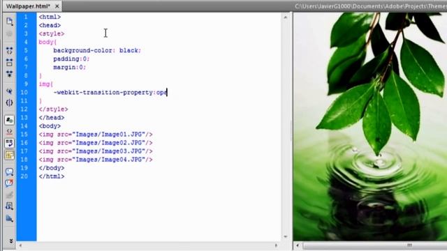 Dreamweaver CS6 Create a Slideshow using JavaScript and HTML смотреть онлайн
