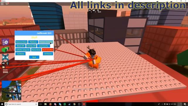 ROBLOX - JAILBREAK *MONEY HACK* INFINITE MONEY ROCKET FUEL UPDATE смотреть онлайн