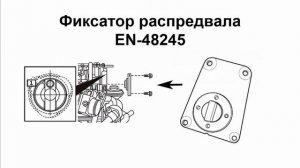 Фиксаторы установки меток и замены ремня ГРМ Опель/Шевроле 2.0 дизель Каптива, Антара EN-48245