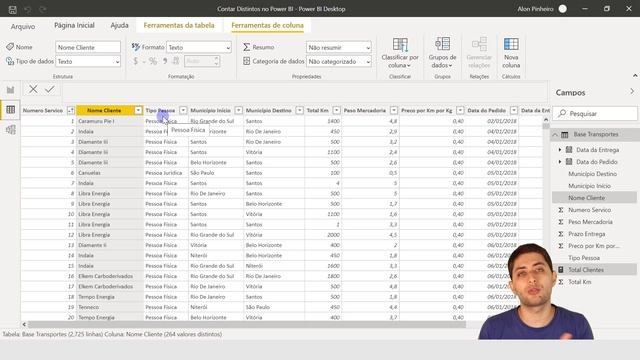 Função DISTINCTCOUNT – Como Contar Valores Distintos no Power BI смотреть онлайн