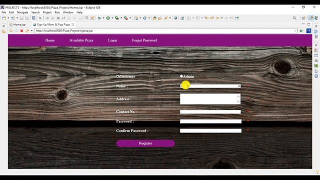 Online Pizza Ordering System | Java Project | JSP & Servlet Project | CSS | JavaScript | MySQL смотреть онлайн
