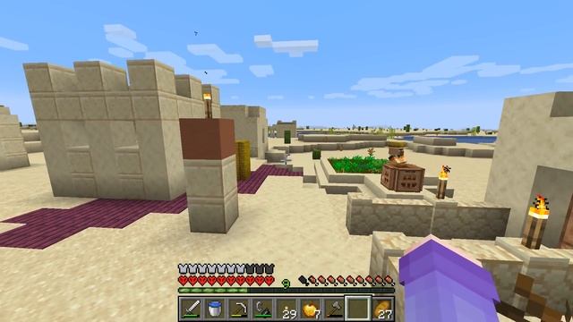 Я ВЫЖИЛ 100 ДНЕЙ В БЕСКОНЕЧНОЙ ПУСТЫНЕ В МАЙНКРАФТ ХАРДКОР #2 смотреть онлайн