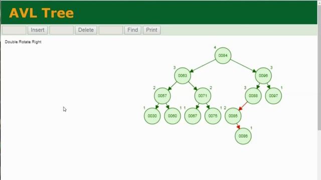 Example of building an AVL Tree (Self-Balancing Binary Search Tree) смотреть онлайн