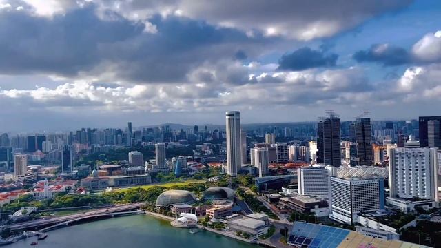 View From SkyPark Observation Deck-Singapore #singapore #skypark #observationdeck #marinabaysands