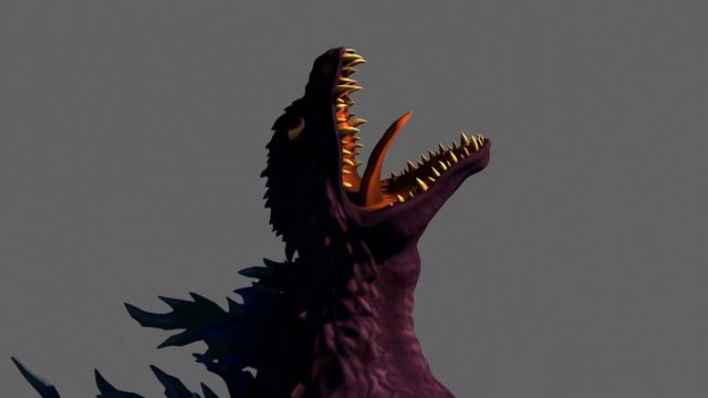 Custom G2000 model + Godzilla 2021 Custom roar.《Made in Blender》 смотреть онлайн