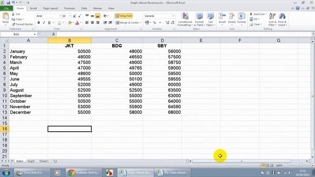 Tutorial - Membuat Grafik Menggunakan Excel смотреть онлайн