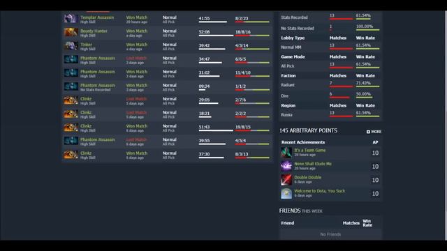 Калибровка Соло\Пати ММР на новом аккаунте в Dota 2 патч 6.87 смотреть онлайн