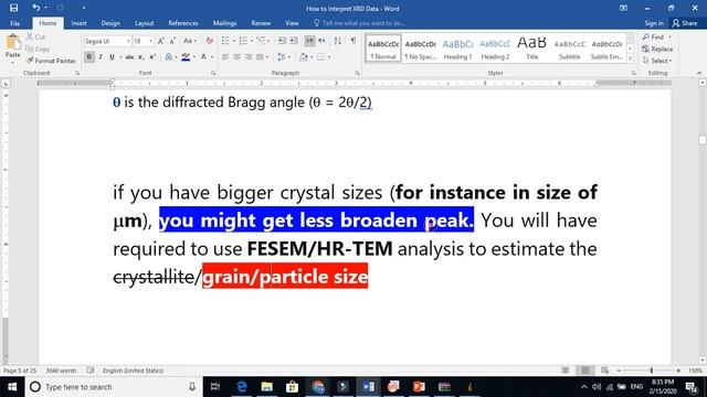 XRD Analysis: Full Width At Half Maximum FWHM Interpretation смотреть онлайн