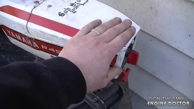 Older P45 Yamaha Outboard Start-Up смотреть онлайн