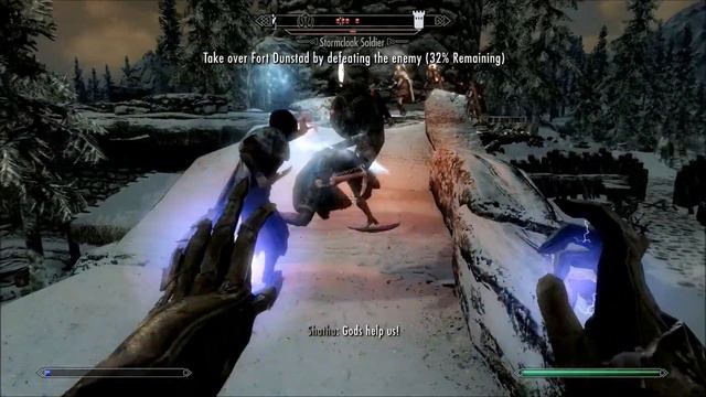 Let's Play Skyrim : The Argonian Mage Part 176, The battle of Fort Dunstad смотреть онлайн