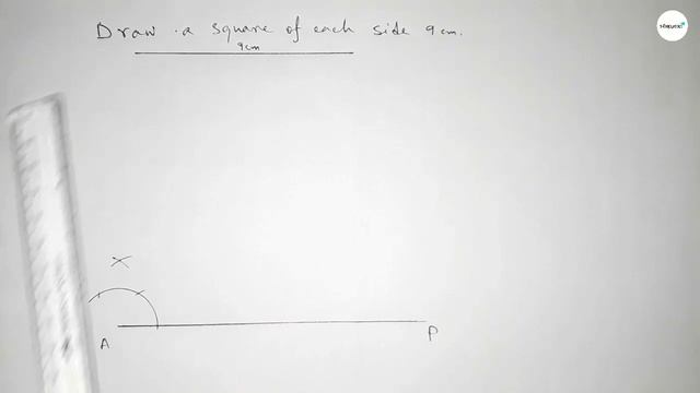 How to draw a square of each side 9 cm.shsirclasses. смотреть онлайн