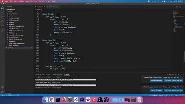 How to make a Minecraft game in Python & Ursina смотреть онлайн