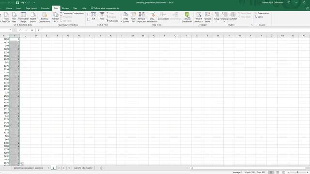 How to analyze population using data samples in Excel смотреть онлайн