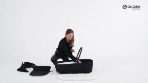 Cybex Lux Carry Cot - как снять обивку с люльки