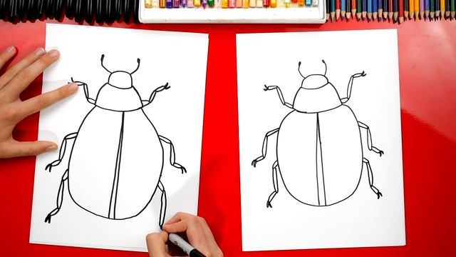 How To Draw A Realistic Ladybug смотреть онлайн