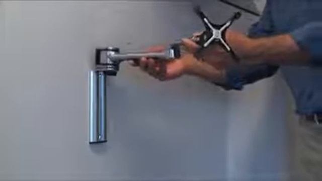 Monitor Wall Mount with 17 inch Extension, Quick and easy installation. смотреть онлайн