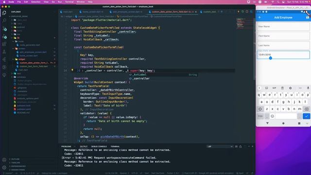 Flutter | SQLite | Drift : 7. Refactor Date Picker Form Field смотреть онлайн