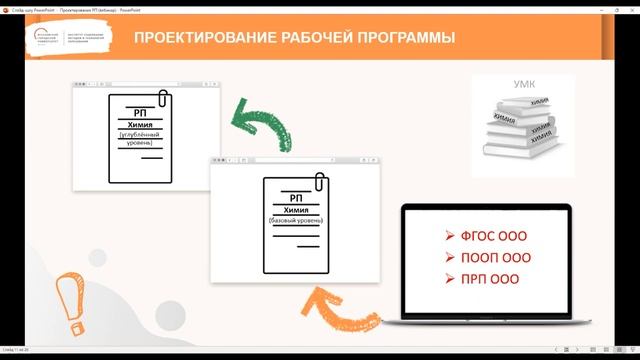 Проектирование рабочей программы предмета. Химия. 24.08.22 смотреть онлайн