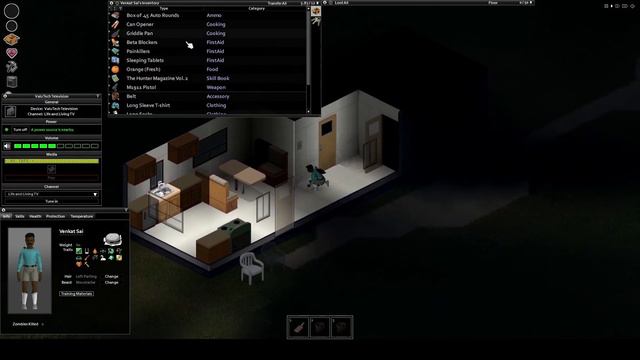 Project Zomboid Permadeath Gameplay S1E1 смотреть онлайн