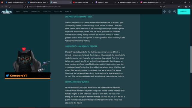 New Vora Lore - Paladins Chronicles Chapter 2 смотреть онлайн