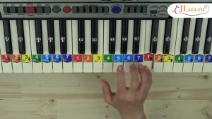 Песенка мамонтенка на пианино для детей_ Ноты цифрами