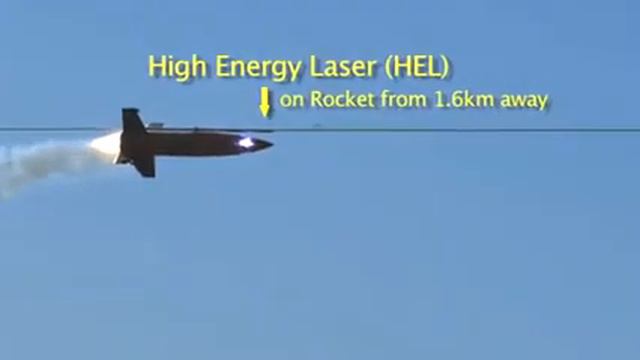 ADAM High Energy Laser Counter-Rocket Demonstration - смотреть онлайн