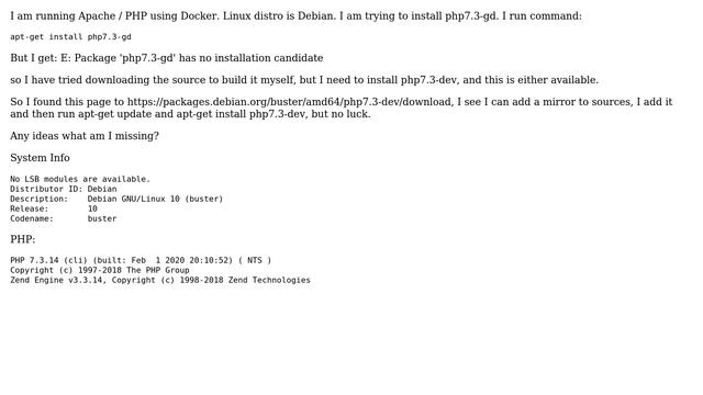 Docker: Trying to install PHP libraries смотреть онлайн