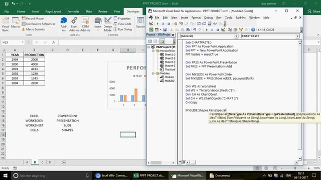 Learn MS Excel - Video 390- VBA - POWERPOINT- LINK CHARTS WITH SLIDES смотреть онлайн