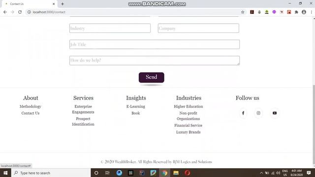 Frontend Designed and Developed website Created on React.js смотреть онлайн