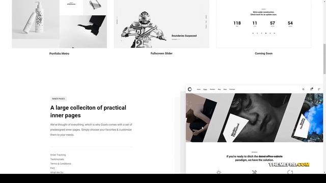 Ozark - Minimal Portfolio WordPress Theme freelancer personal studio Reina смотреть онлайн