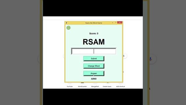 Guess the Word Game Project in Python - Demo смотреть онлайн