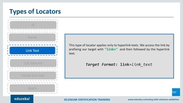 Locators In Selenium Webdriver | Elements Locators In Selenium | Selenium Training | Edureka смотреть онлайн
