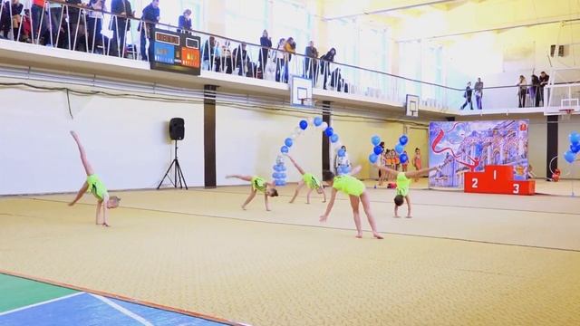 Групповое первенство по художественной гимнастике, 6 лет (тр. Синилова). Вар. 1 смотреть онлайн