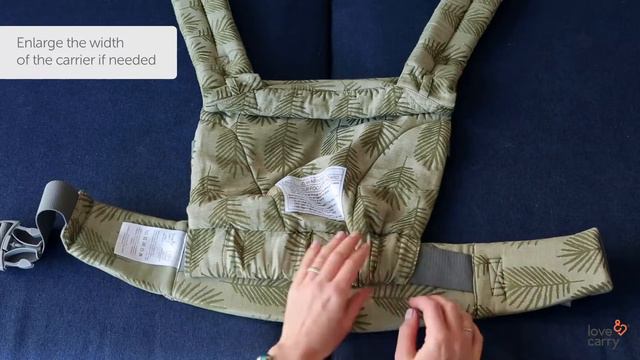 Front Carry With H Straps | Love & Carry ONE+ Newborn Baby Carrier