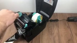 Как установить риббон в Godex EZ120