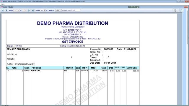 How to Design Invoice Format | Beginner Basic Information in Hindi Marg Erp Buy 8076783949 (Part #1 смотреть онлайн