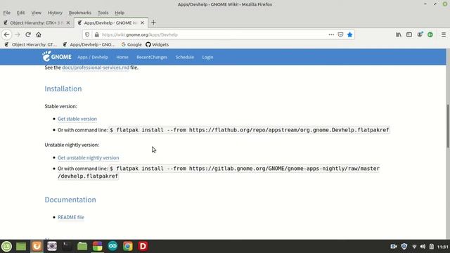 GTK DevHelp for GTK3 Documentation смотреть онлайн