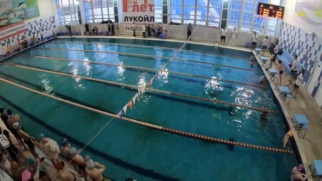 Открытый турнир по плаванию посвященный 15-летию ООО «ЛУКОЙЛ-ЭНЕРГОСЕТИ», часть 1 смотреть онлайн