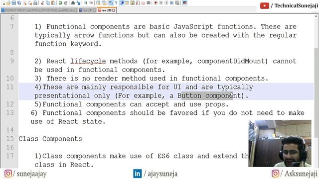 ReactJS Tutorial - 6 - What is Component and Types ? ?? смотреть онлайн