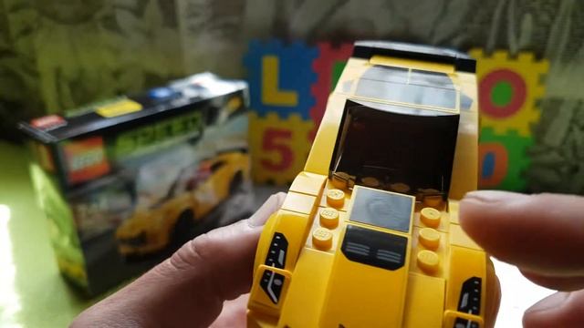 Обзор LEGO 75870 Speed Champions Chevrolet Chevrolet Z06 смотреть онлайн